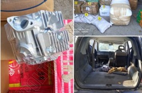 Patrupeda Mira a Poliției de Frontieră a descoperit un Mercedes ML abandonat în zona de frontieră